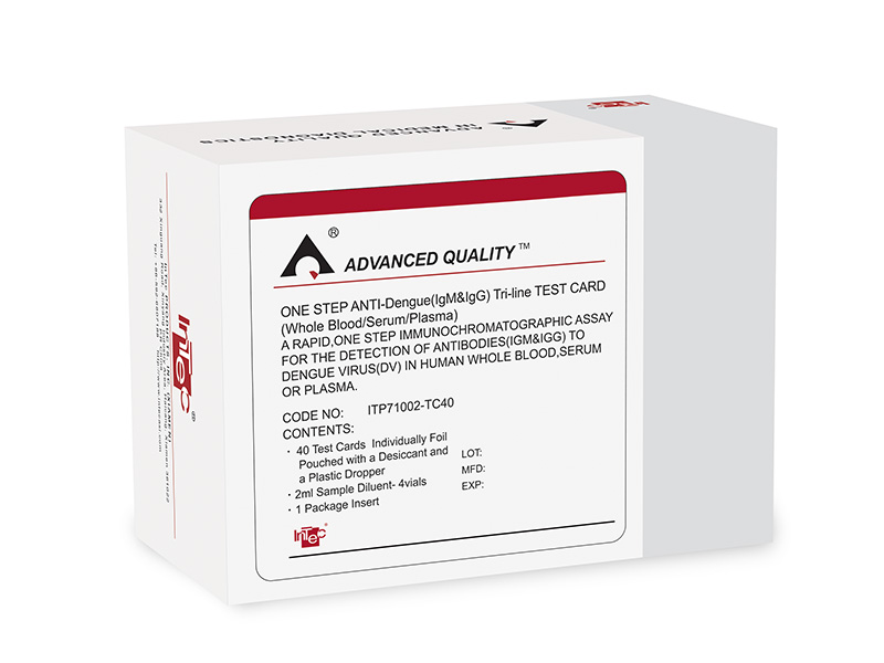 One Step Anti-Dengue (IgM & IgG) Tri-Line Test