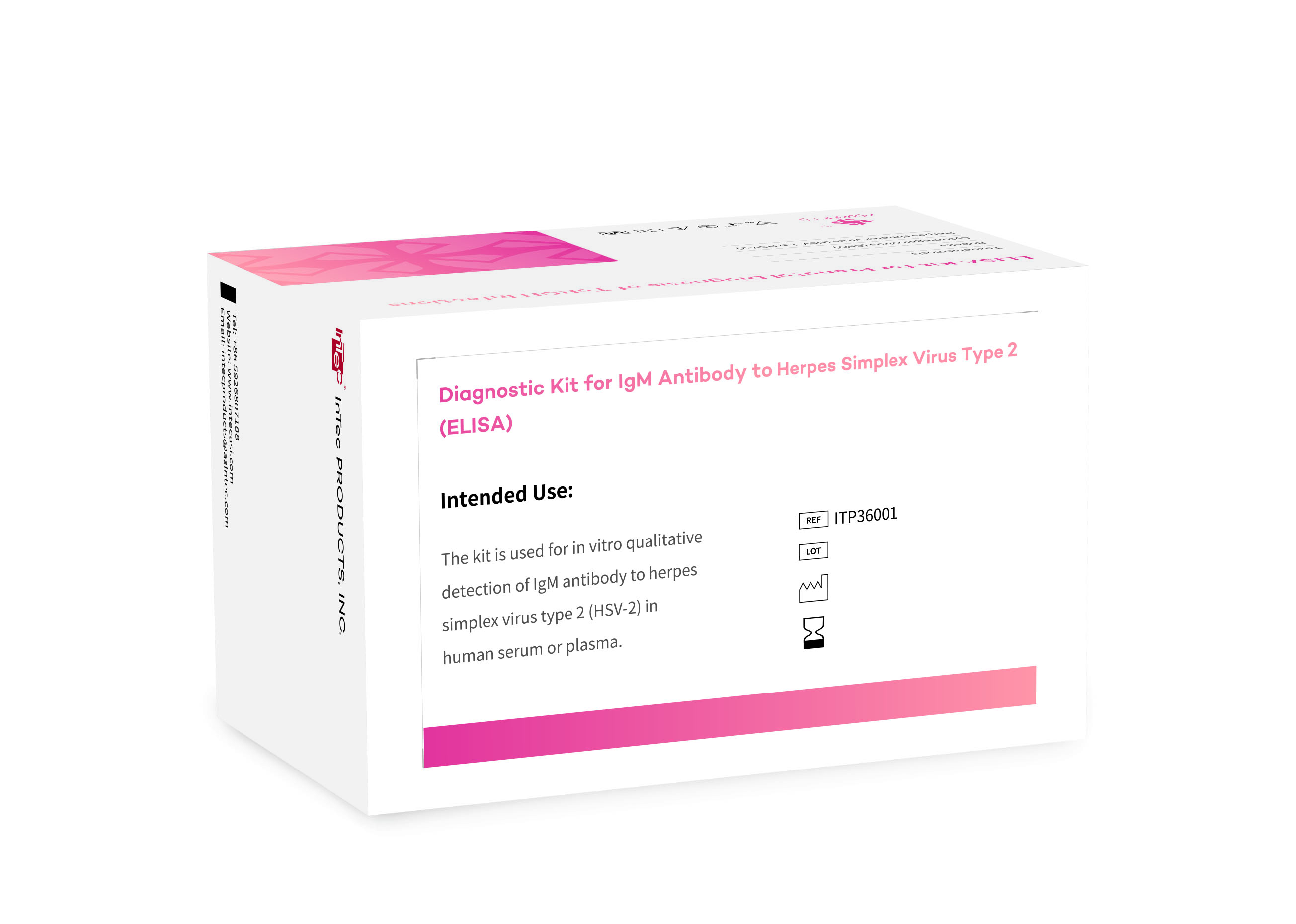 ELISA Diagnostic Kit for lgM Antibody to Herpes Simplex Virus Type 2